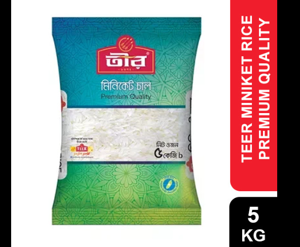 Teer Miniket Rice 5 kg - Image 1